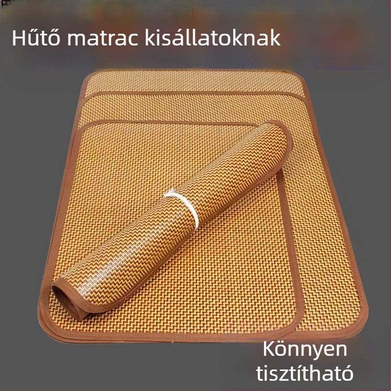 Bambusz kutya hűtő matrac – egész éves, szakadásálló kenneli pad