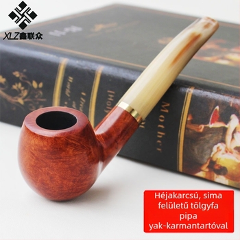 Heatherwood pipával yak-szarv markolat, bikörög szájrész, aktív szén szűrőelem