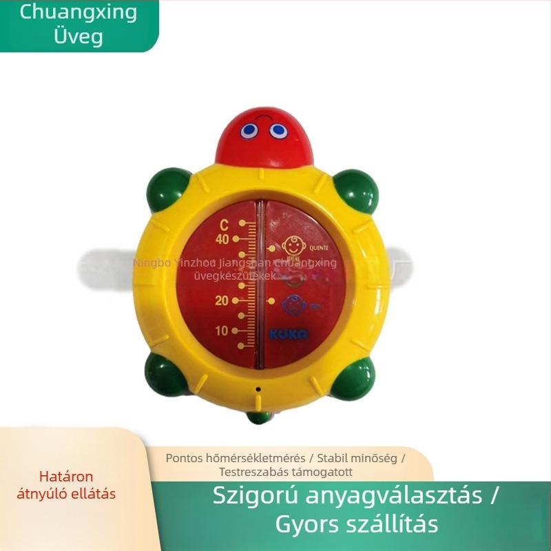 Baba fürdőhőmérő kijelzővel – üveg hőmérő, otthoni használatra, újszülöttek számára