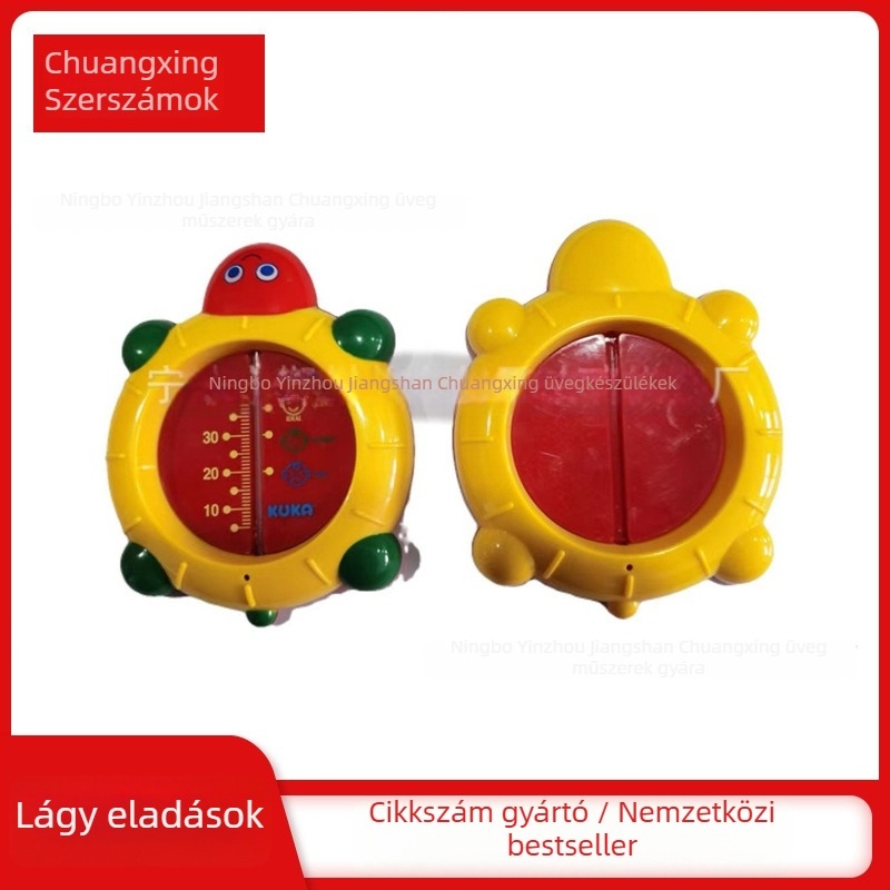 Baba fürdőhőmérő kijelzővel – üveg hőmérő, otthoni használatra, újszülöttek számára