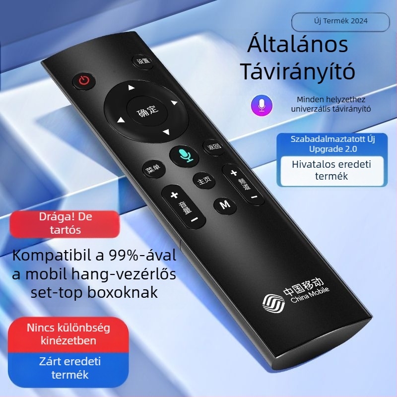 Wuchuan távirányító China Mobile set-top boxhoz, modell Mobile remote control, kiegészítők