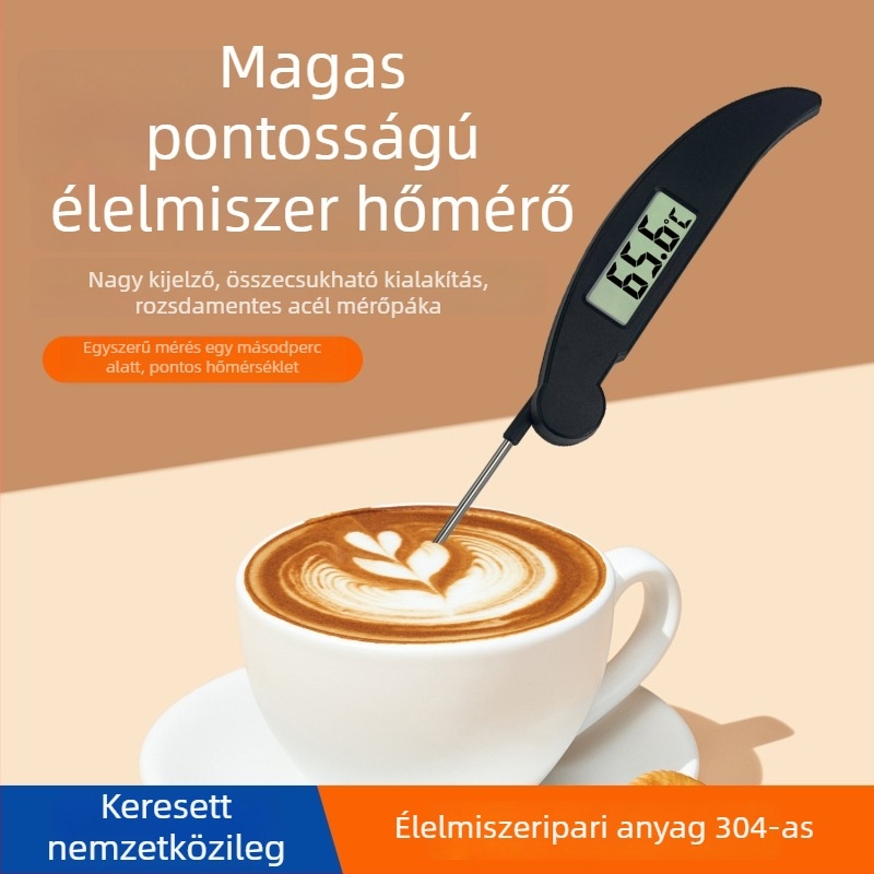 JIMEI élelmiszerhőmérő grillhez és konyhához, 0.1°C felbontás, 150 darab dobozban, testreszabható