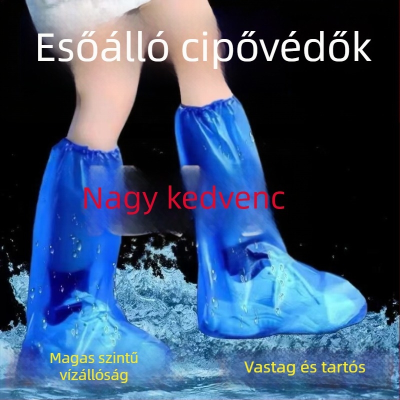 Vastagított, magas szárú egyszer használatos cipővédők farmokhoz és sertésházakhoz