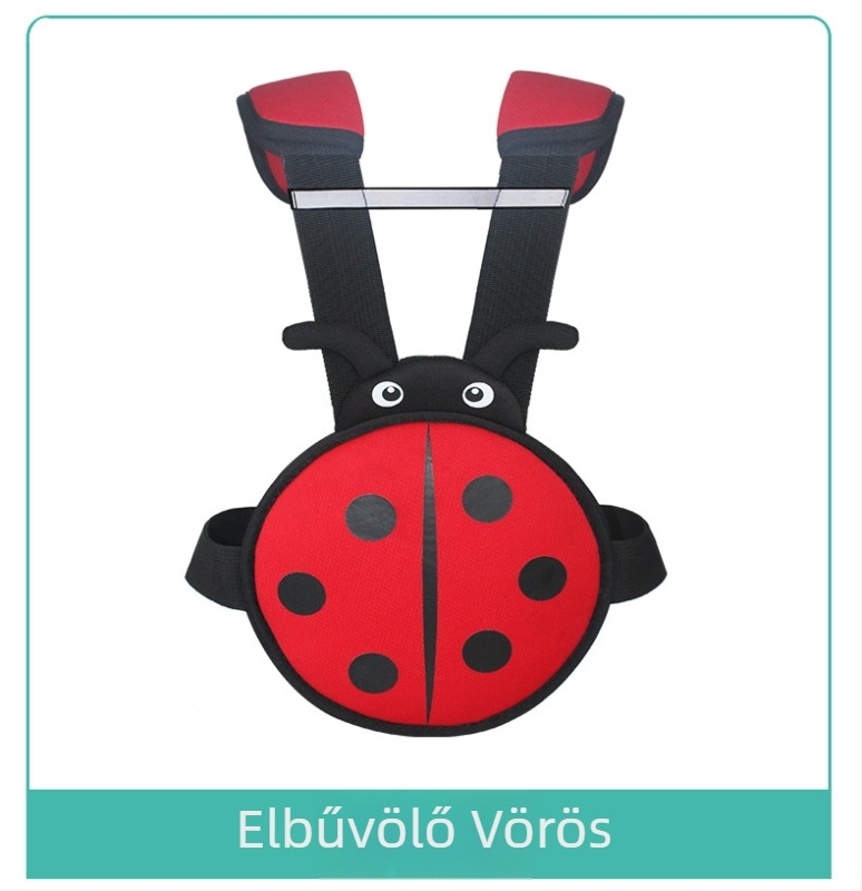 Gyermekbiztonsági hám motorkerékpárokhoz és elektromos járművekhez, polieszter, 1,5–12 éveseknek, testreszabható