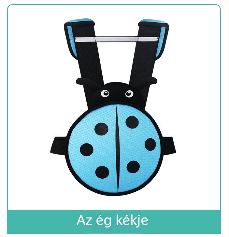 Gyermekbiztonsági hám motorkerékpárokhoz és elektromos járművekhez, polieszter, 1,5–12 éveseknek, testreszabható