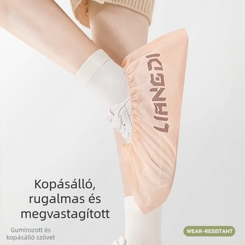 Beltéri cipővédők — vastagított, kopásálló nem szőtt textile, porvédő, gépterembe alkalmas