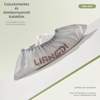 Beltéri cipővédők — vastagított, kopásálló nem szőtt textile, porvédő, gépterembe alkalmas