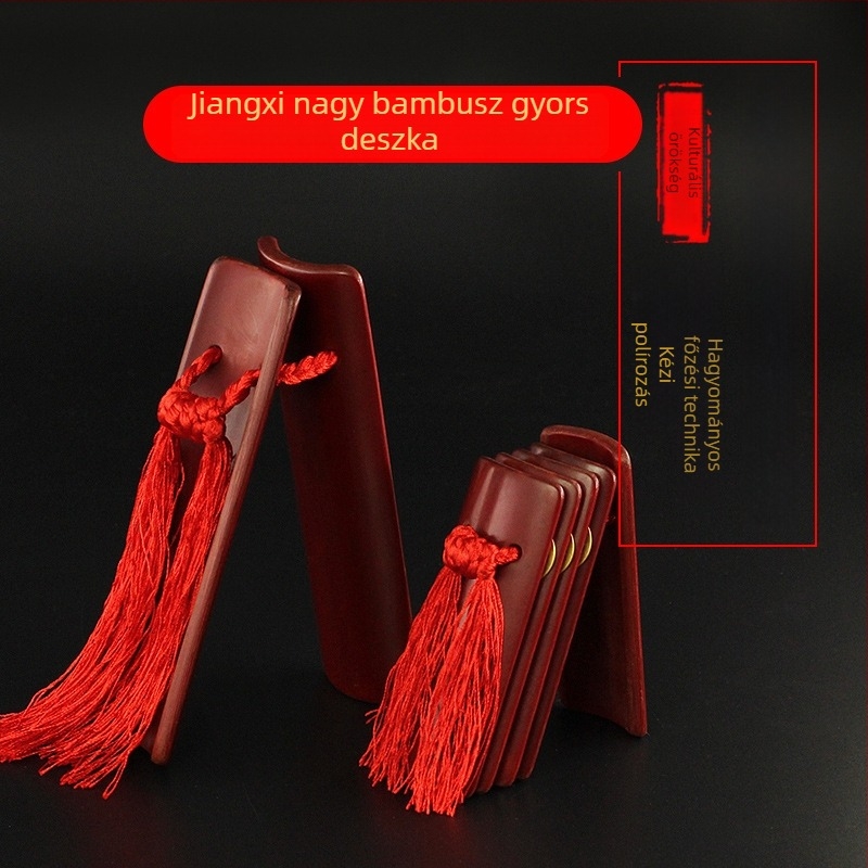 Qingge Allegro Bambusz tábla színpadi előadáshoz – Zenei hangszer, anyag: bambusz, csomagolás: doboz, modell: Allegro