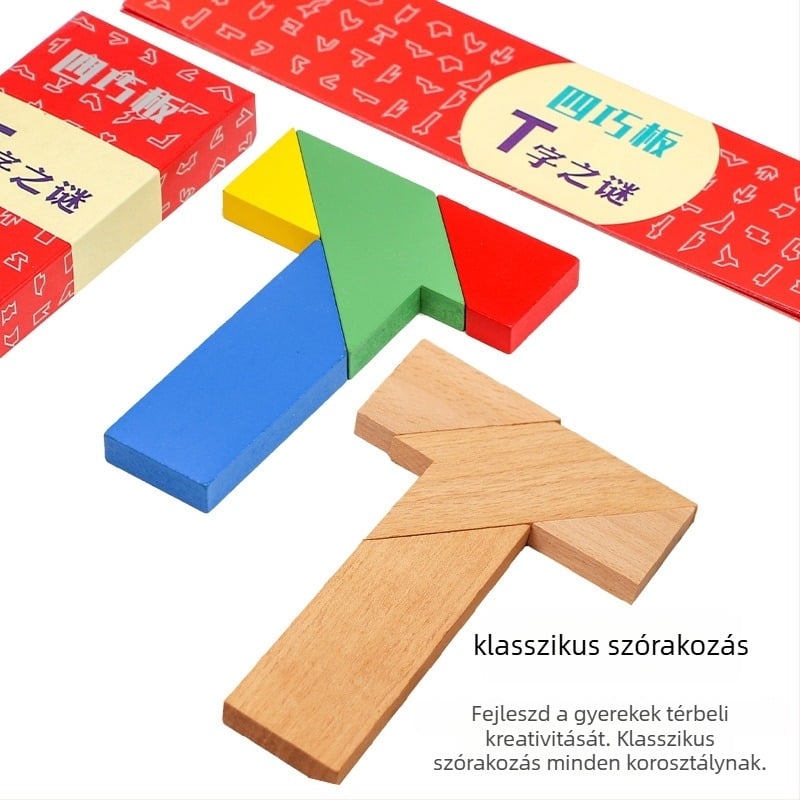 Fából készült puzzle-játék Magnolia, síkpanel kategória, 7–14 éveseknek