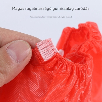 Egyszer használatos CPE cipővédők, extra vastag, csúszásmentes, vízálló és porálló, beltéri használatra