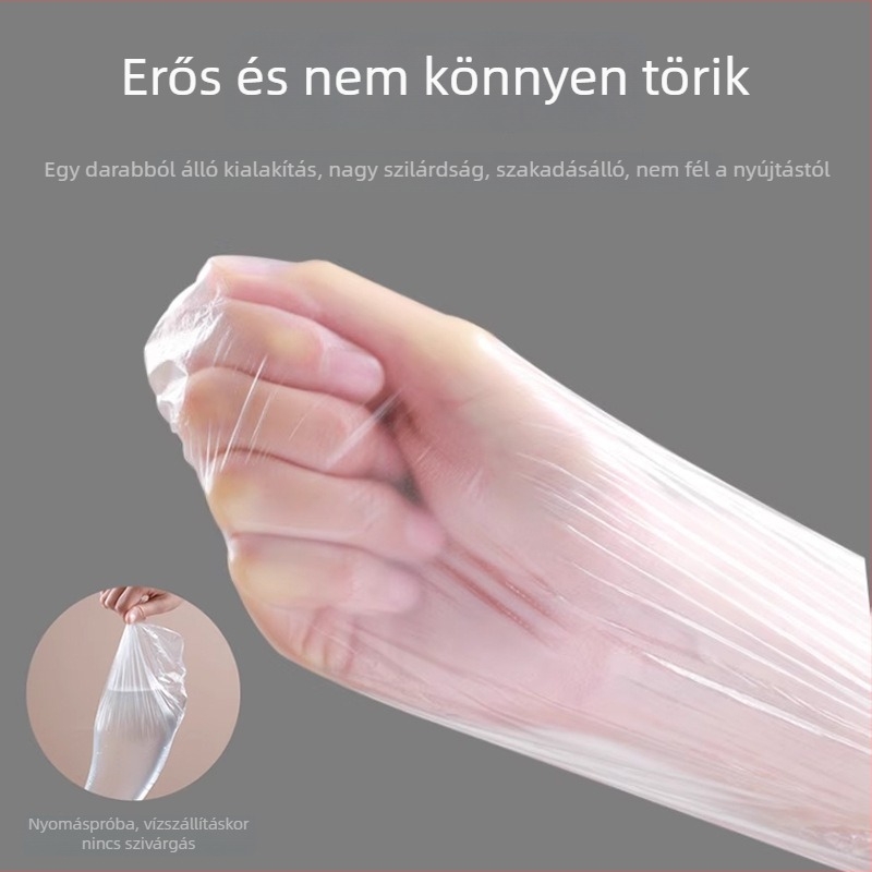 Egyszer használatos lábmaszkok, vastagított, vízálló műanyag zoknialátétek otthoni lábápoláshoz