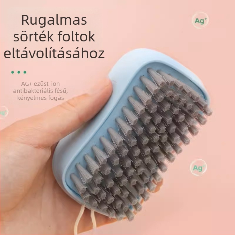 Miaojie cipőtisztító kefe puha és kemény műanyag sörtékkel háztartási folteltávolításhoz