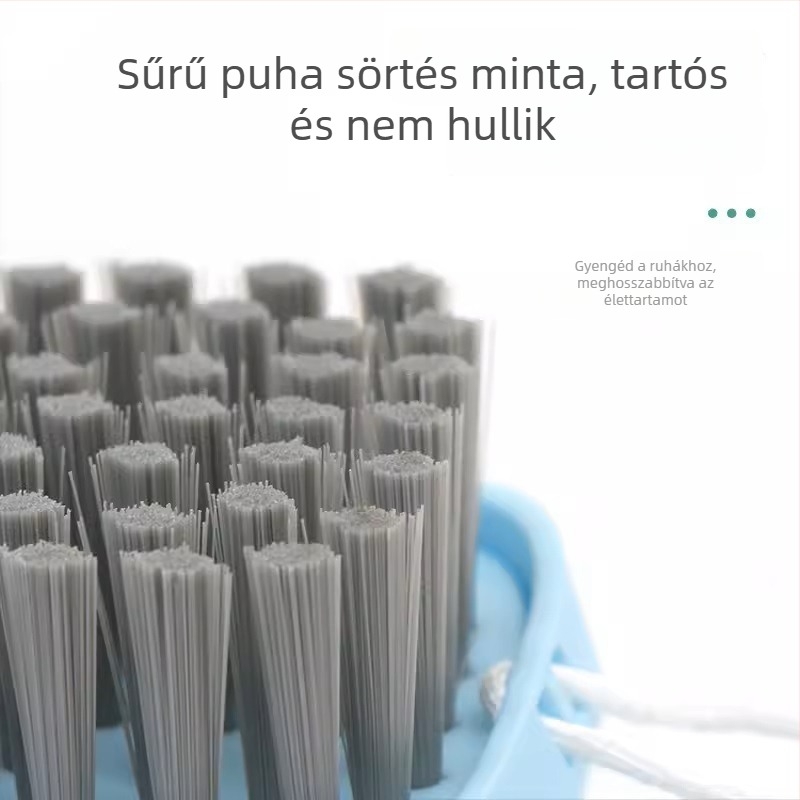 Miaojie cipőtisztító kefe puha és kemény műanyag sörtékkel háztartási folteltávolításhoz