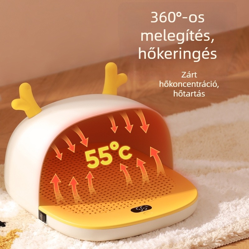 Lábmelegítő M42, 45W, 220V AC, Plug-in, Mechanikus működés, Asztal alatti fűtőpad