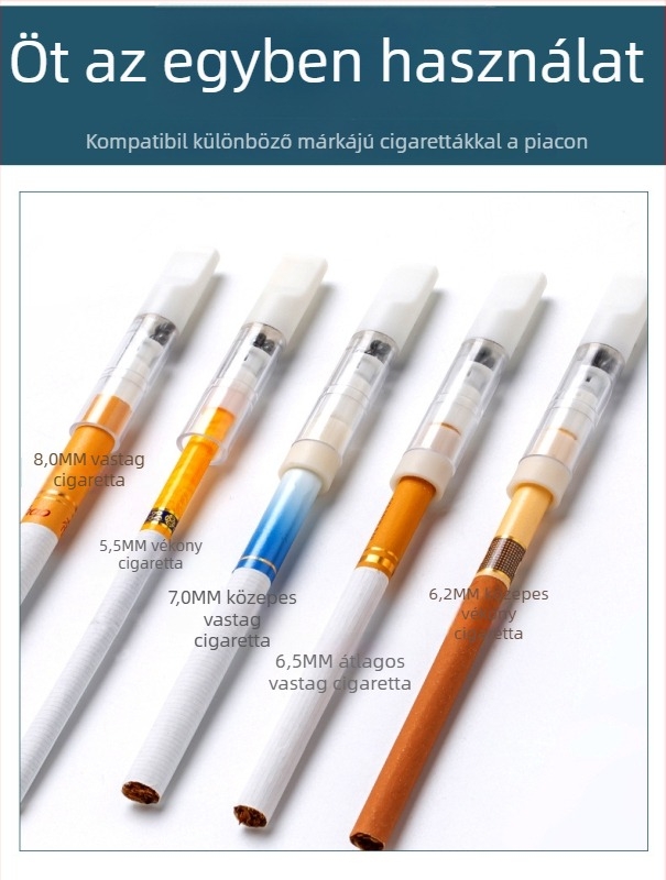 Hewang egyszer használatos cigaretta szájrész többfiltrrel — műanyag test, kód 999a, kettős használat