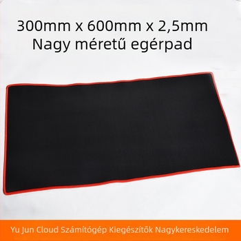 Nagy gumírozott játékmousepad megerősített éllel, egyoldalas, injekciós öntésű, irodai asztali matrac