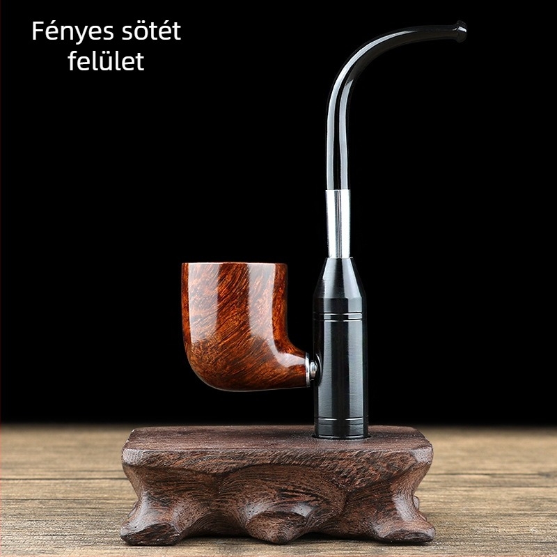 Sholan Heather Wood pipája logónyomtatással és testreszabással