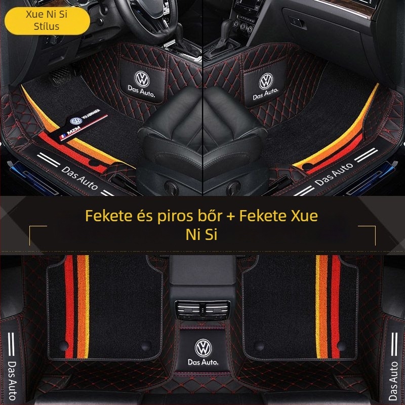 VW modellekhez teljes körű autópadlószőnyeg (Anyag: TPE+XPE anti-slip; Vastagság: 20mm; Tömeg: 5kg; Lábbetét stílus: bőrhatású)