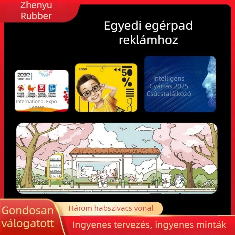 DIY hatalmas egérpad íróasztalhoz, csuklótámasz, játékhoz és irodai használatra