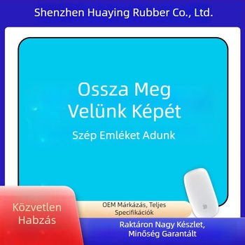 Reklám egérpad csukló-támasz, természetes gumi, egyoldalas, csúszásmentes, hőátviteli nyomtatás, logó nyomtatás elérhető