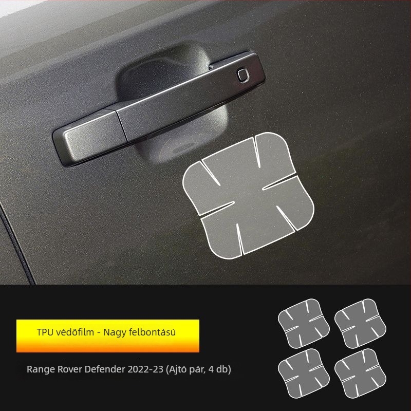 Land Rover Defender navigációs és műszerfal kijelző védőfólia, keményített film, belső védelem