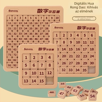 Digitális csúsztatós puzzle általános iskolásoknak, mágneses Sudoku oktató játék kilenc mezős rácson, Három Királyság témával