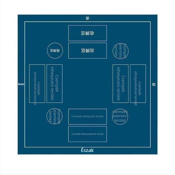 Tojás töréséhez készült asztalterítő — gumírozott, egyoldalas, hőtranszfer nyomtatás, logó nyomtatható, OEM/testreszabás