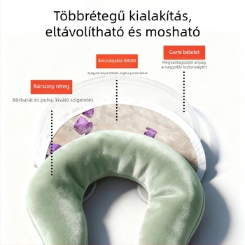 Flanel anyagú vízzel töltött melegítőpalack, önmelegítő, vízbefecskendezéses fűtés, modern letisztult stílus