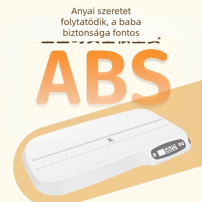 Gyerekeknek szánt súlymérleg LCD-kijelzővel, graduáció 5-10 g