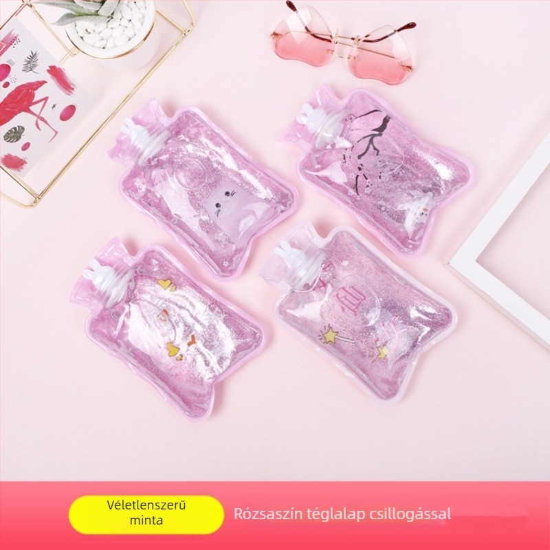 Vízfeltöltéses forróvíztáska – Nagy sűrűségű PVC, hordozható kézmelegítő, téli használatra