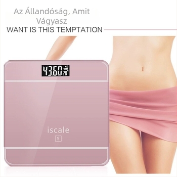 Otthoni testsúlymérő, akkumulátoros működés, egyszerű dizájn, maximális teherbírás 180 kg