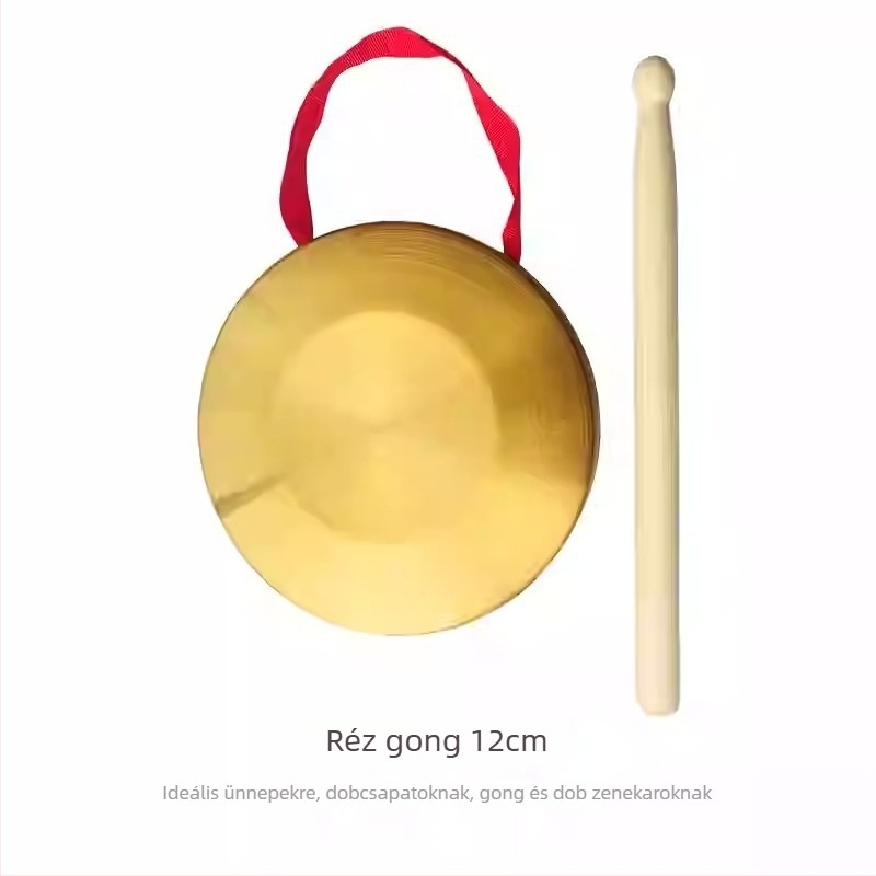Sárgaréz gong színházi kellék, útnyitó gong, Hongyueda márka