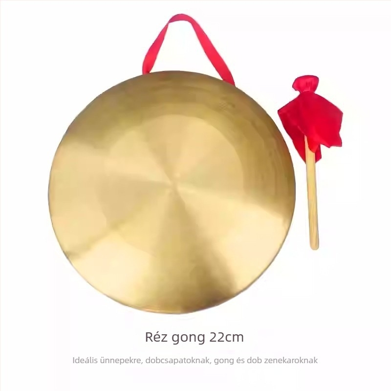 Sárgaréz gong színházi kellék, útnyitó gong, Hongyueda márka