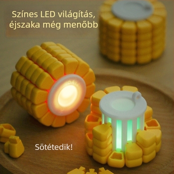 3D puzzle játék – DIY kukoricaszem összeállítás oktatási fejlesztéshez, ABS anyag, 7–14 éveseknek