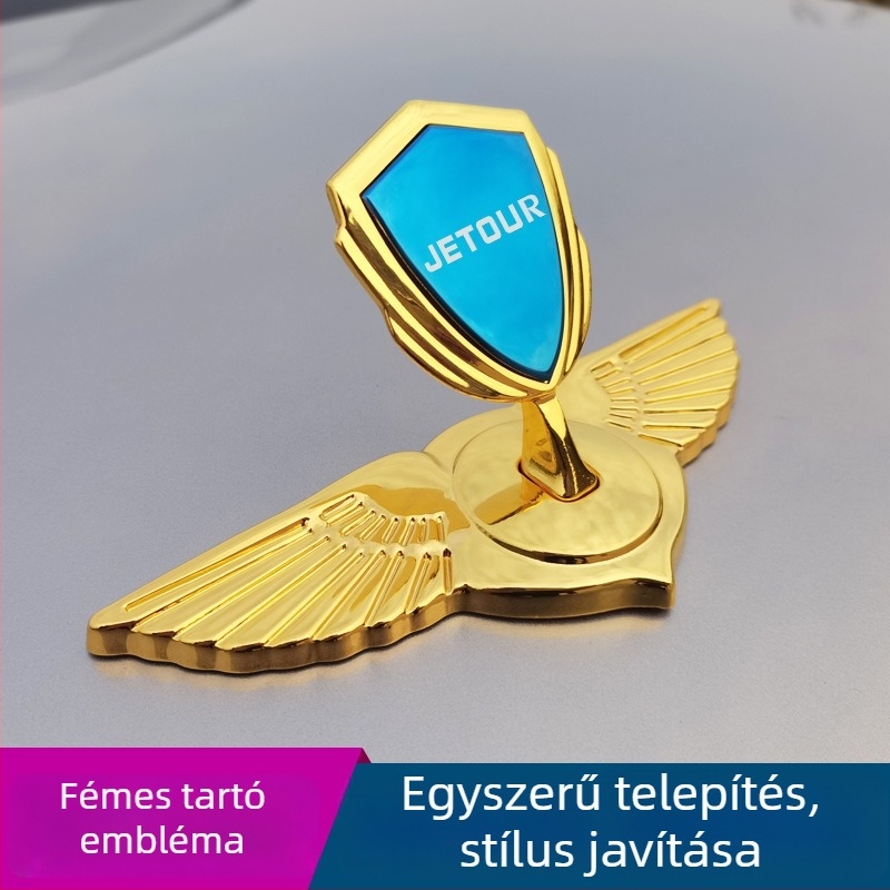 Dekoratív motorháztető matrica, fém, öntapadós