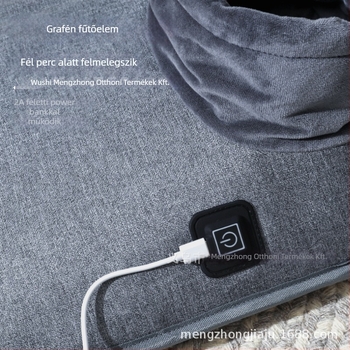 USB-melegítő papucs, felső része 600D anyagból, EVA talp, uniszex, Creator