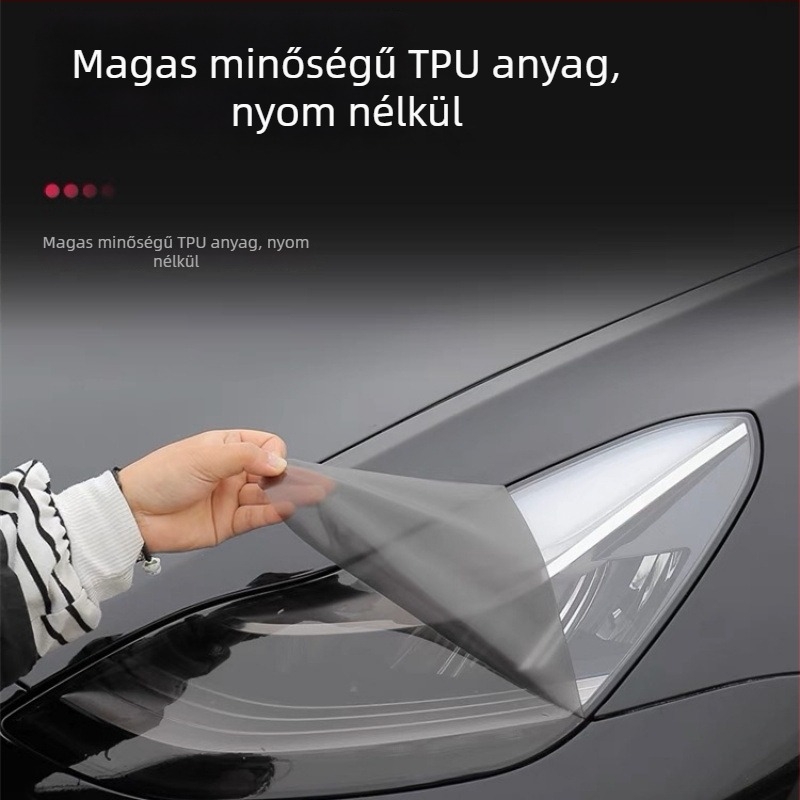 TPU-fólia fényszórókhoz és hátsó lámpákhoz Xiaomi SU7-Ultrehez, fényvezérelt színváltó funkcióval
