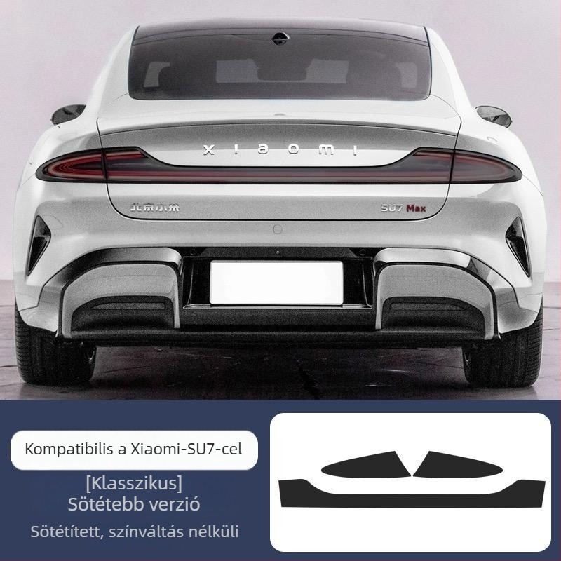 TPU-fólia fényszórókhoz és hátsó lámpákhoz Xiaomi SU7-Ultrehez, fényvezérelt színváltó funkcióval