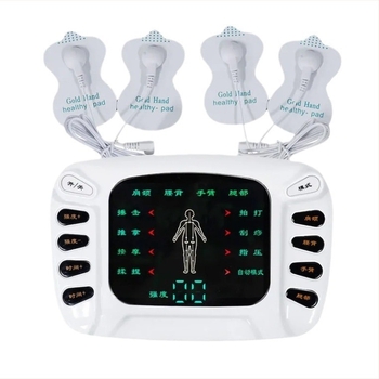 Multifunkcionális EMS masszázs patch nyakhoz, derékhoz, csípőhöz és lábfejhez — USB tápegység, modell 309b, fáradtság enyhítésére, masszázstechnika: taps, masszírozás, akupresszúra, koppintás, dagasztás