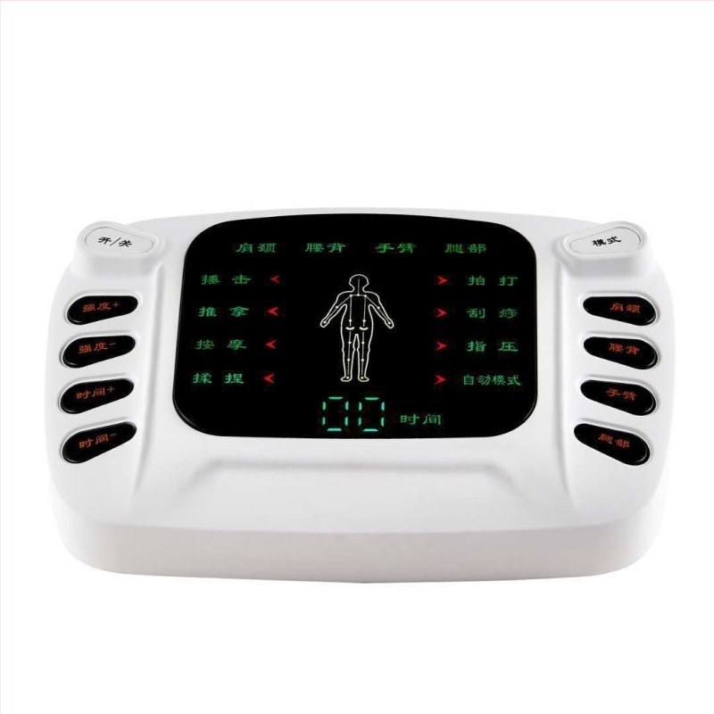 Multifunkcionális EMS masszázs patch nyakhoz, derékhoz, csípőhöz és lábfejhez — USB tápegység, modell 309b, fáradtság enyhítésére, masszázstechnika: taps, masszírozás, akupresszúra, koppintás, dagasztás