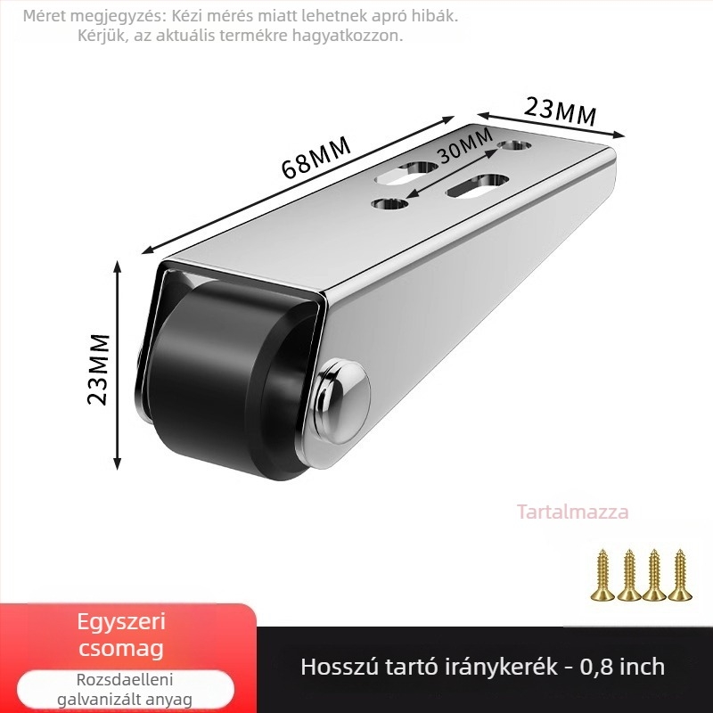 Bútor görgő irányított, csendes gumikerék sínhez; Márka The First Force; Anyag Regular; Stílus Modern és minimalist