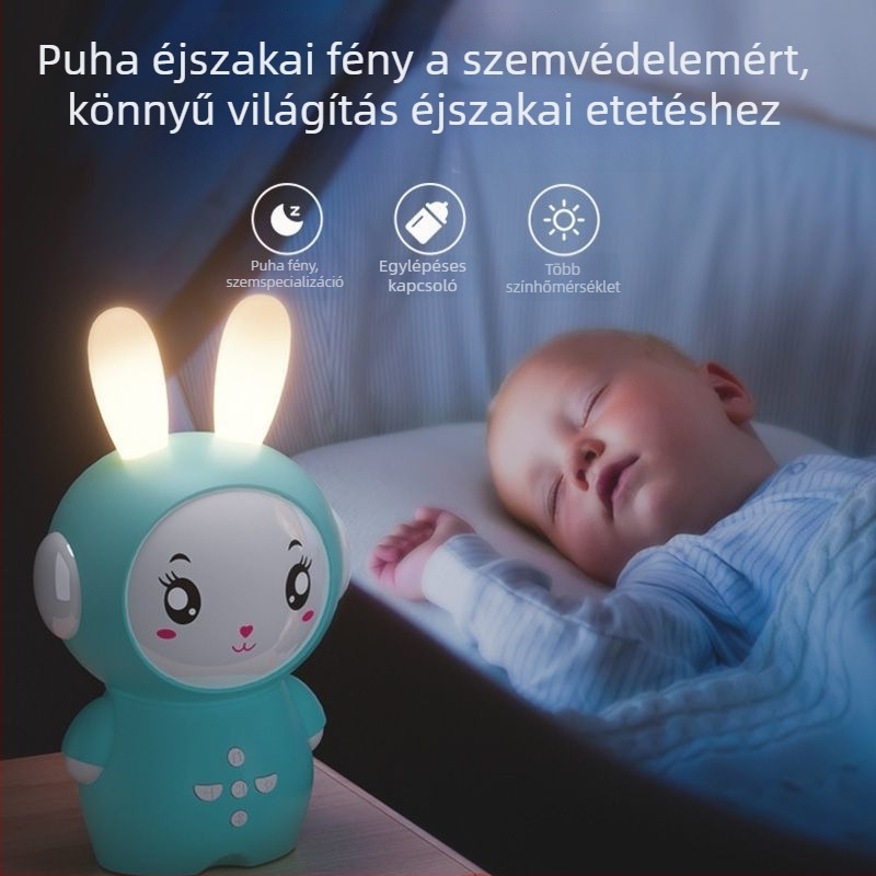 Intelligens korai oktatási robot gyerekeknek – olvasási funkció, zenei lejátszás, műanyag test, memória nélkül