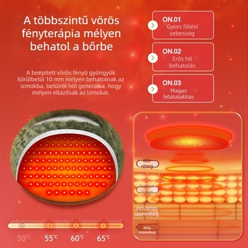 Elektronikus fűtésű pamut papucs, teljes sarokfedéssel és bolyhos béléssel a téli melegért