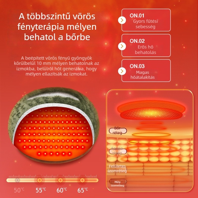 Elektronikus fűtésű pamut papucs, teljes sarokfedéssel és bolyhos béléssel a téli melegért