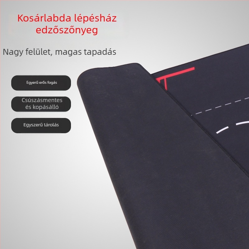 Kosárlabda lábtempó-edző matrac - csúszásmentes felület; Anyag: puha szövet + gumi; Testreszabható feldolgozás; Nyomtatott logó; Márka: NAILI