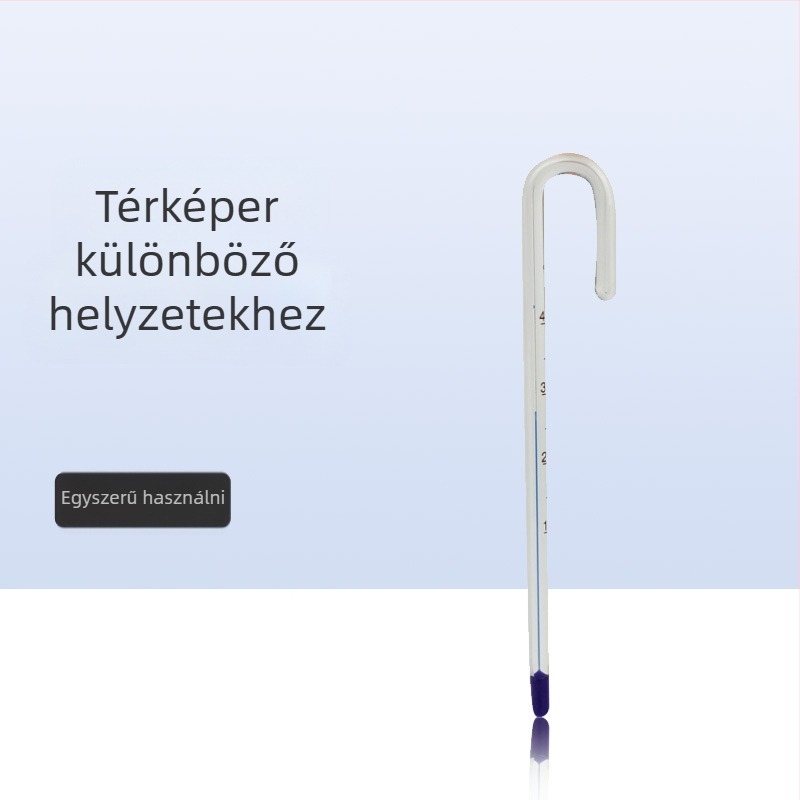 Akvarisztikus hőmérő – üvegből készült, kampóval szerelhető, merülő, hőmérséklet mérésére