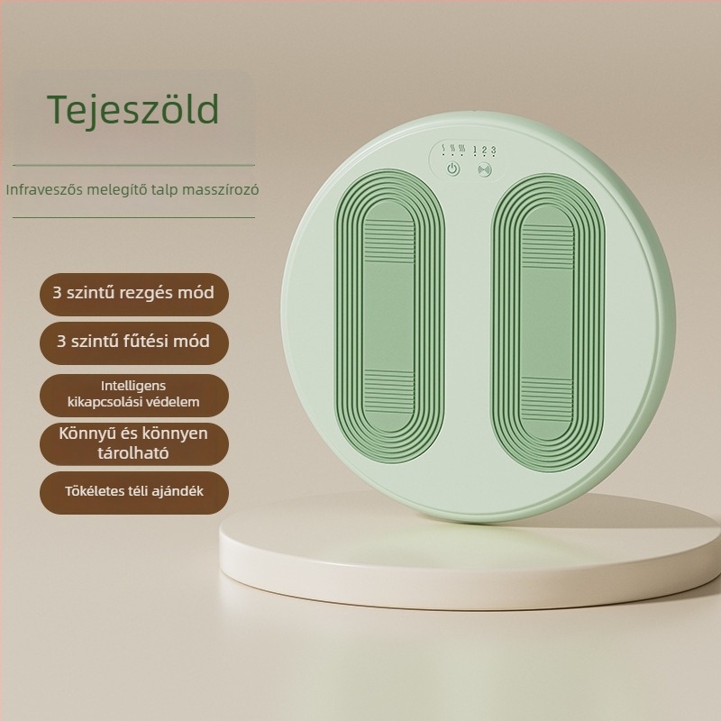 Lábmelegítő masszázsrezgéssel, USB- és hálózati táplálás kettős használatra, 5V 10W, mechanikus működés, modell H02_