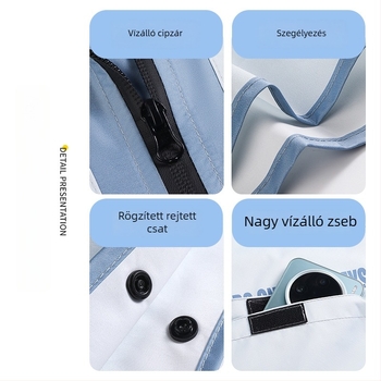Felnőtt esőponcsó hátizsákkal, diákok számára, kültéri vízálló, poliészter tafta anyagból