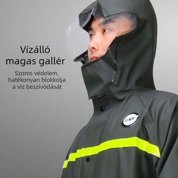 San Baoxi Túrázó esőponcho felnőtteknek, vast PVC anyag, PVC ragasztó réteg, egy személyre szóló, logó nyomtatás