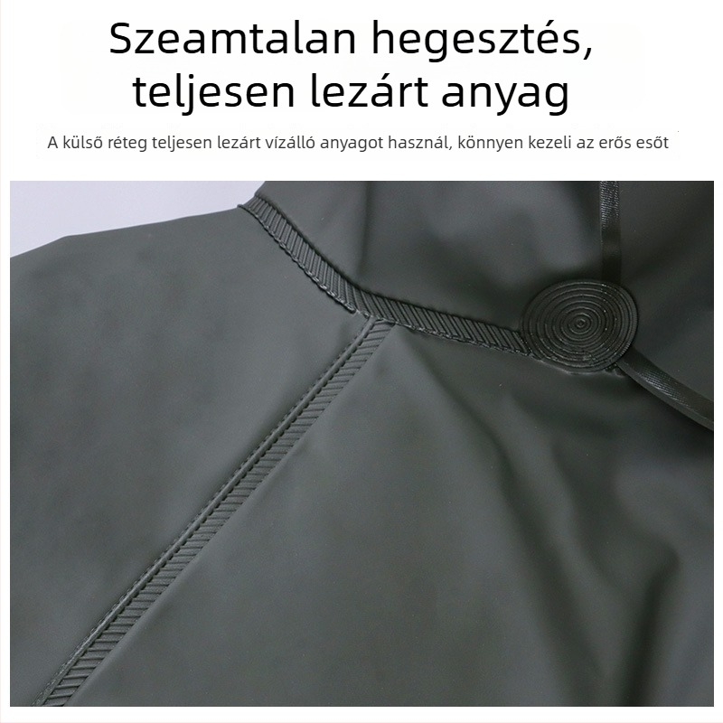San Baoxi Túrázó esőponcho felnőtteknek, vast PVC anyag, PVC ragasztó réteg, egy személyre szóló, logó nyomtatás